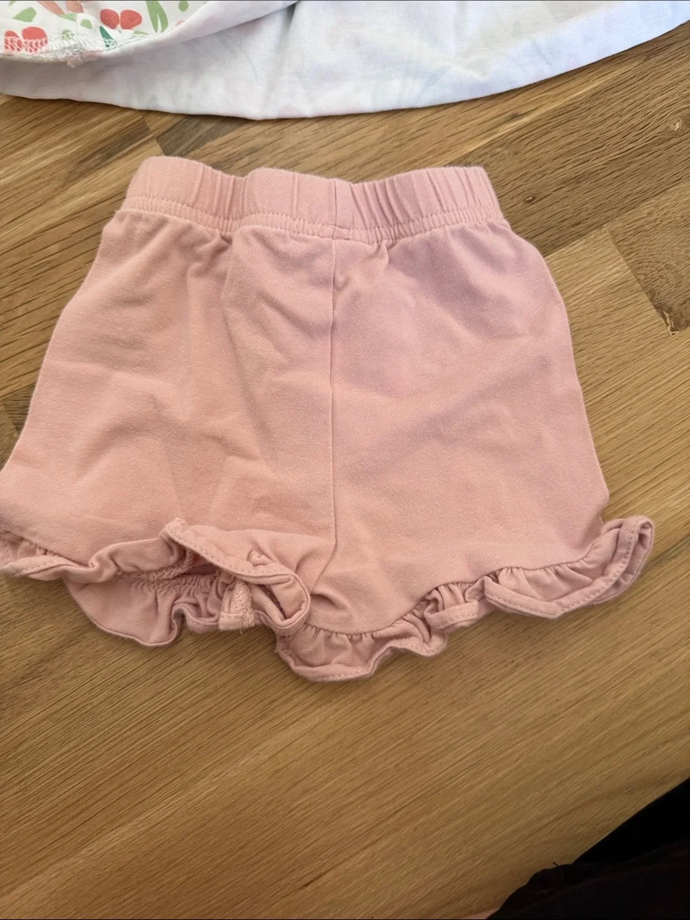 Toddler Floral Tank Top & Ruffle Shorts Set - Pink